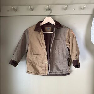 Zara Brown and Tan Chore Jacket